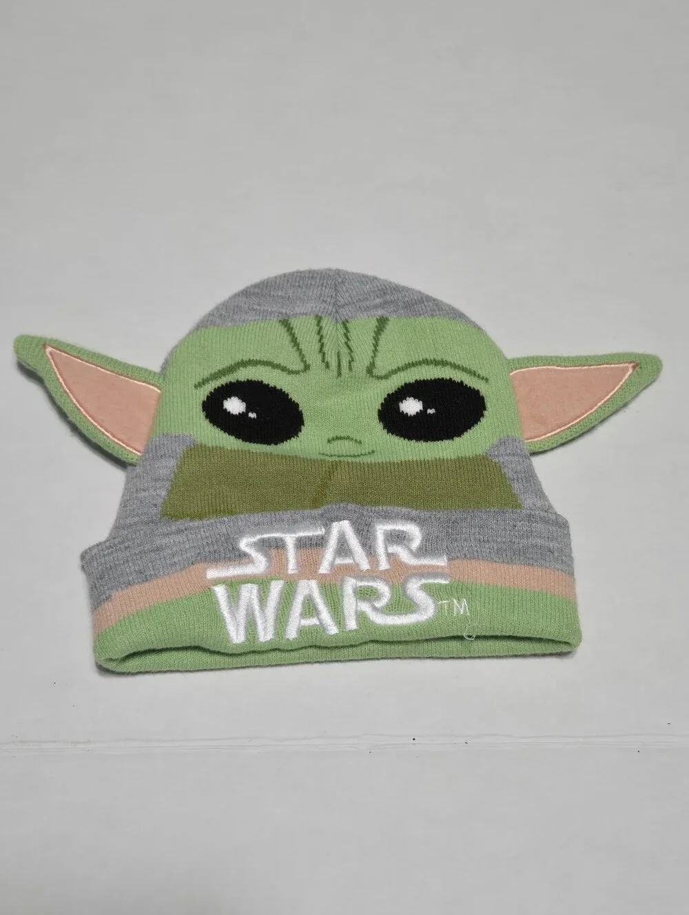 Star Wars The Mandalorian Grogu BabyYoda Beanie Hat Boys and Girls, os